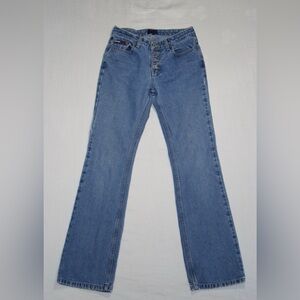 Vintage Y2K Tommy Jeans Blue Denim Straight Leg Pants Size 3 2000s Tommy Hilfige